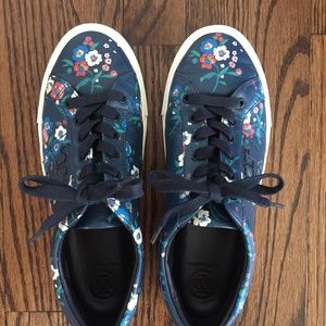 Tory Burch floral sneakers